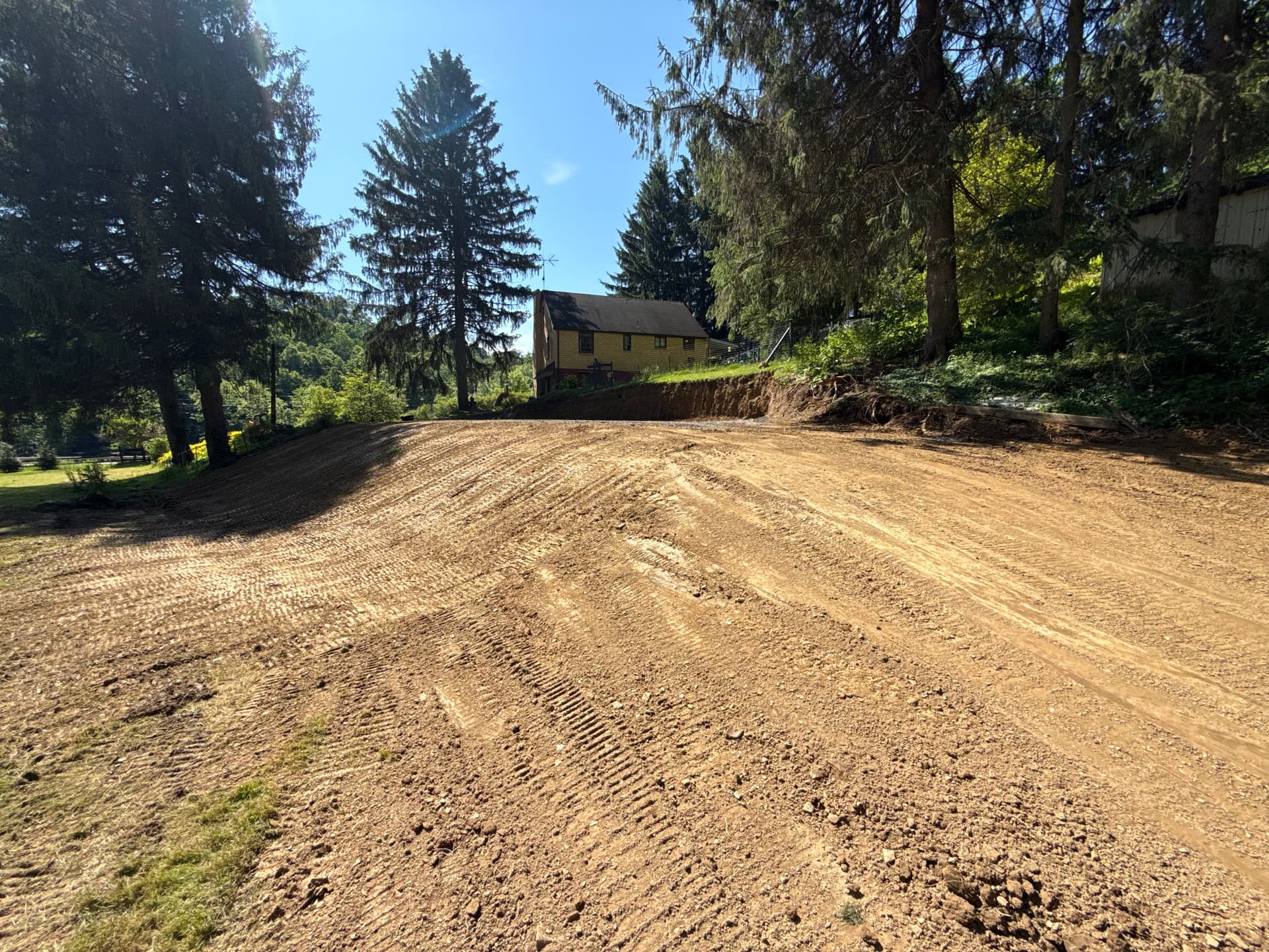 Gallery photos for Site Prepped and Graded for a Barn Build and Retaining Wall: Image #1