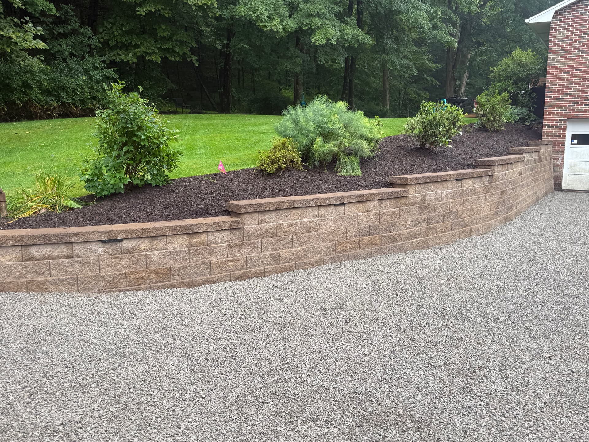 Gallery photos for Failing Retaining Wall Replaced with Desert Versa-Lok: Image #1