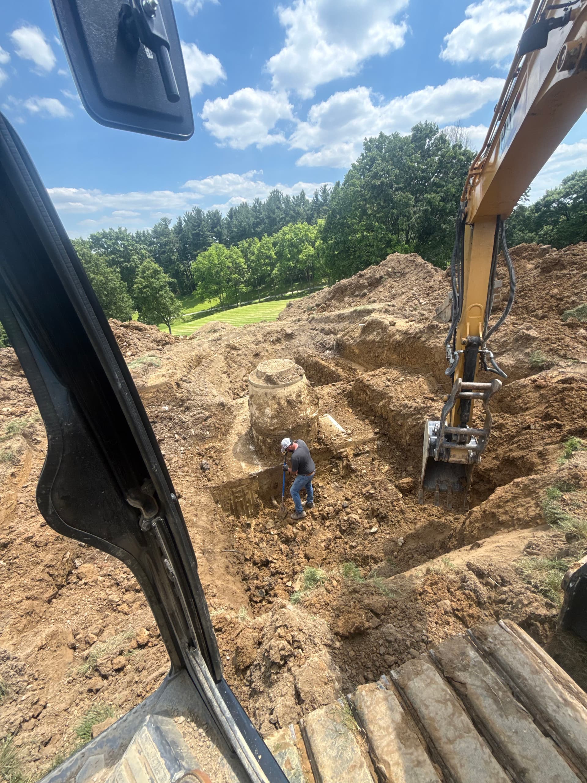 Gallery photos for Geothermal Heat Pipe Repair and Underground Excavation Work: Image #1