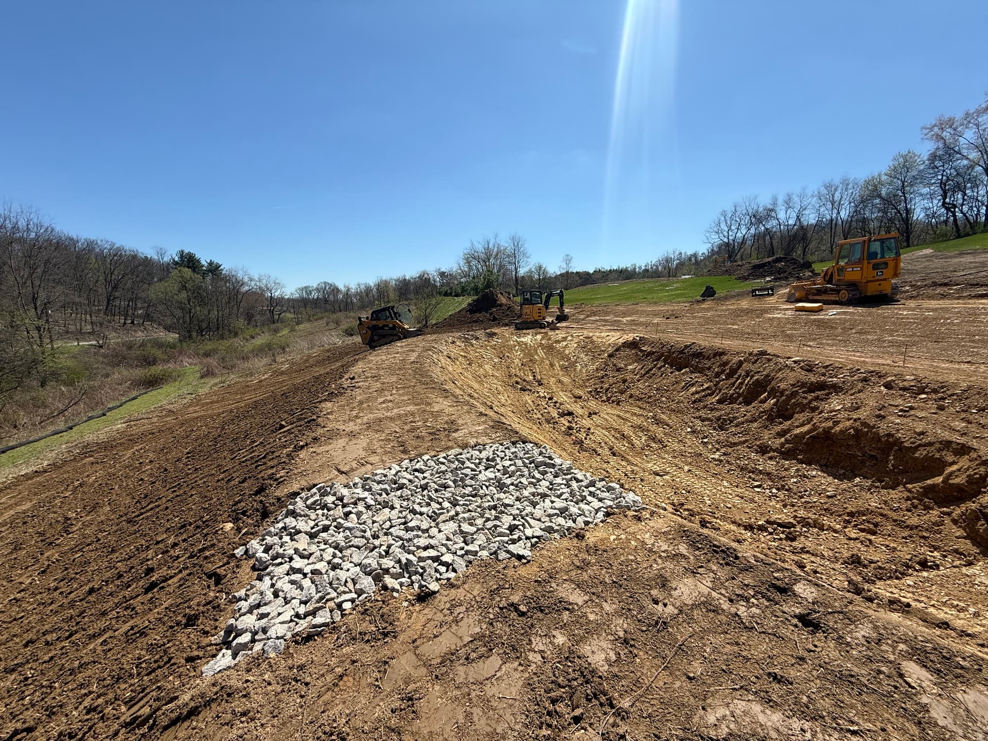 Gallery photos for Pond Excavation Done Right From Rough Cut to Clean Finish: Image #1