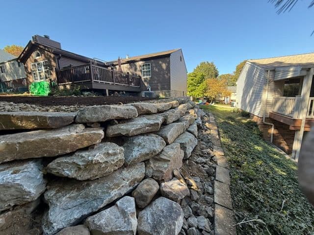 Gallery photos for Boulder Wall Project for Enhanced Safety and Style: Image #1