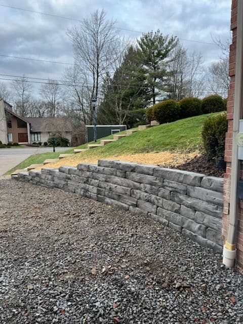 Gallery photos for Kodah Retaining Wall Enhancement for Better Drainage: Image #1