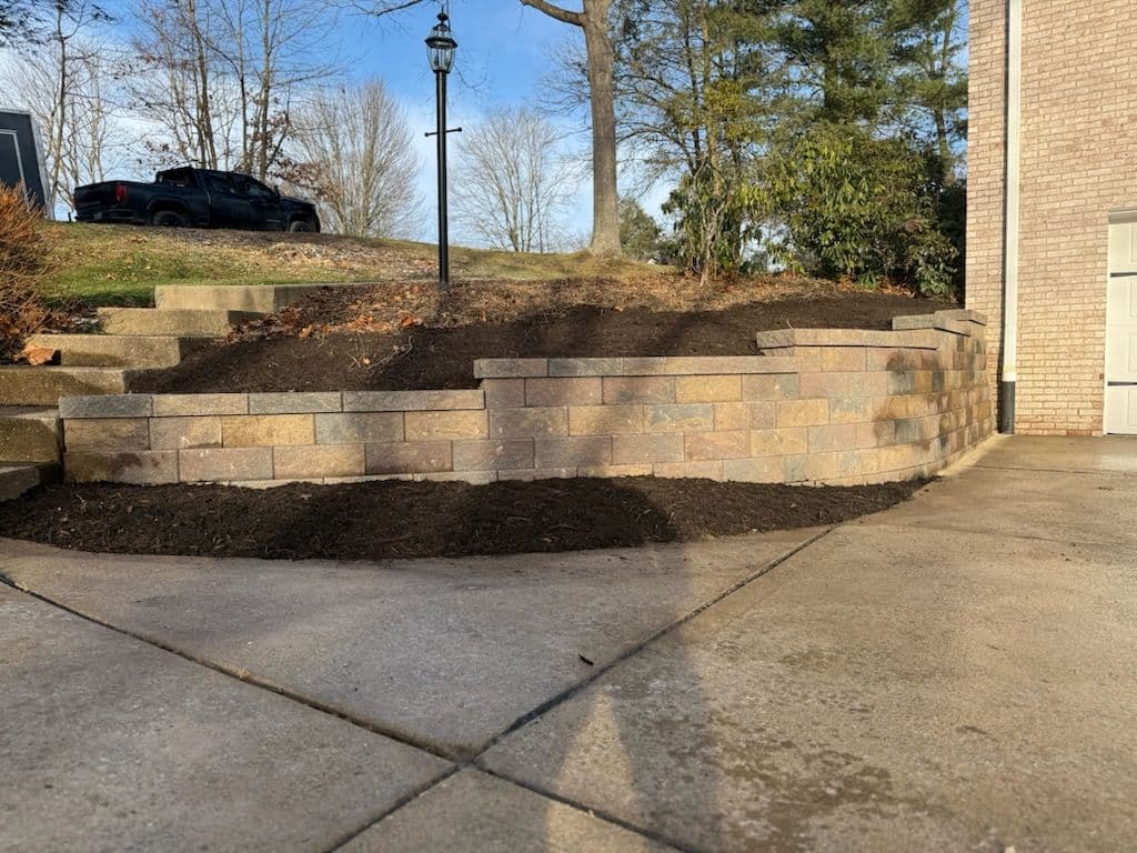 Project Stunning Retaining Wall Project Completed image