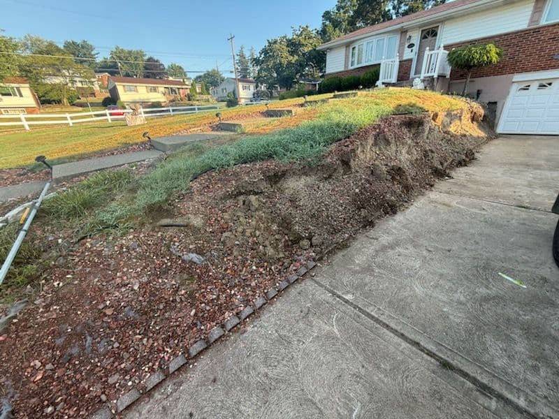 Gallery photos for Versalok Retaining Wall Restoration Success: Image #1